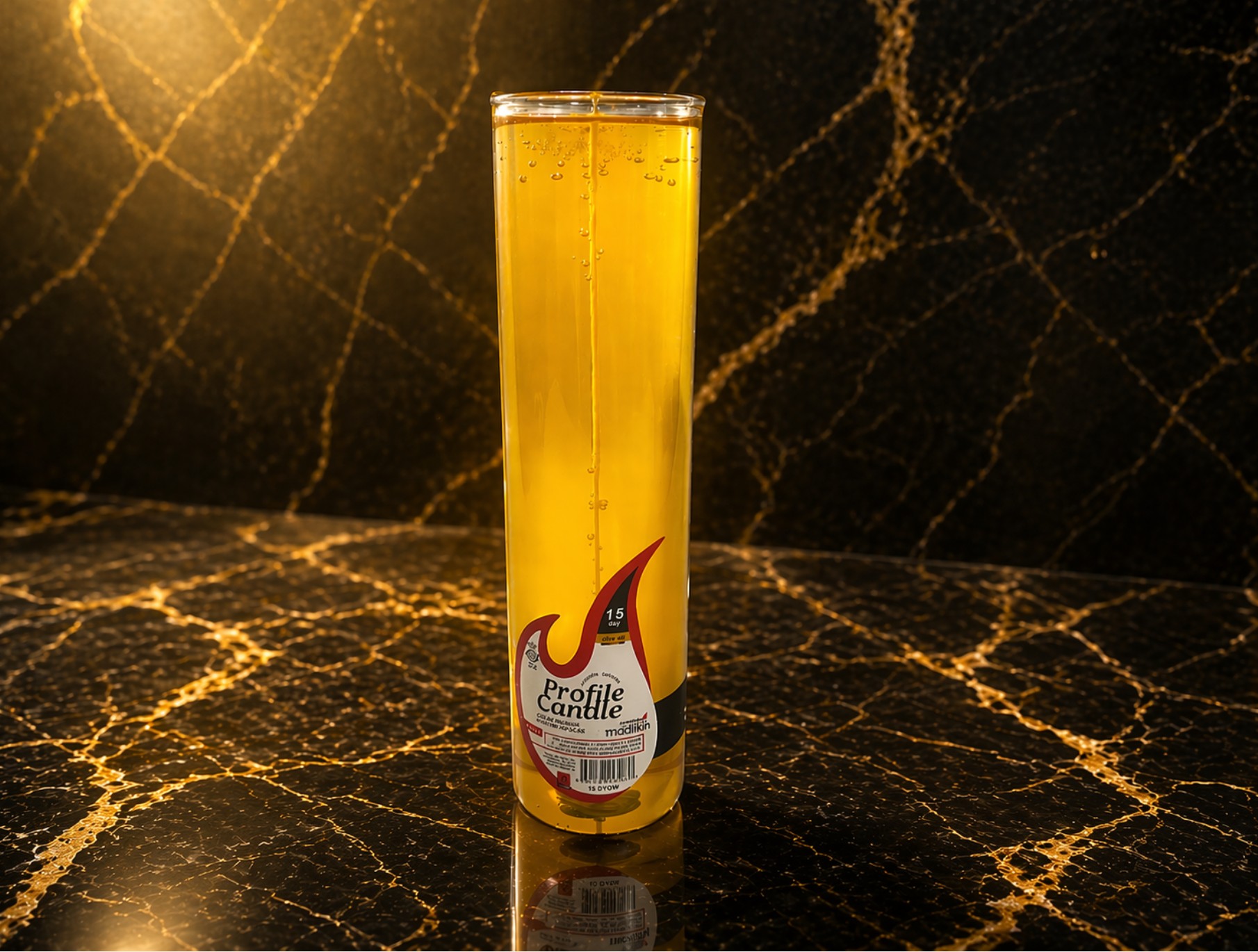 15 Day Olive oil candle in glass Cup - Image 3