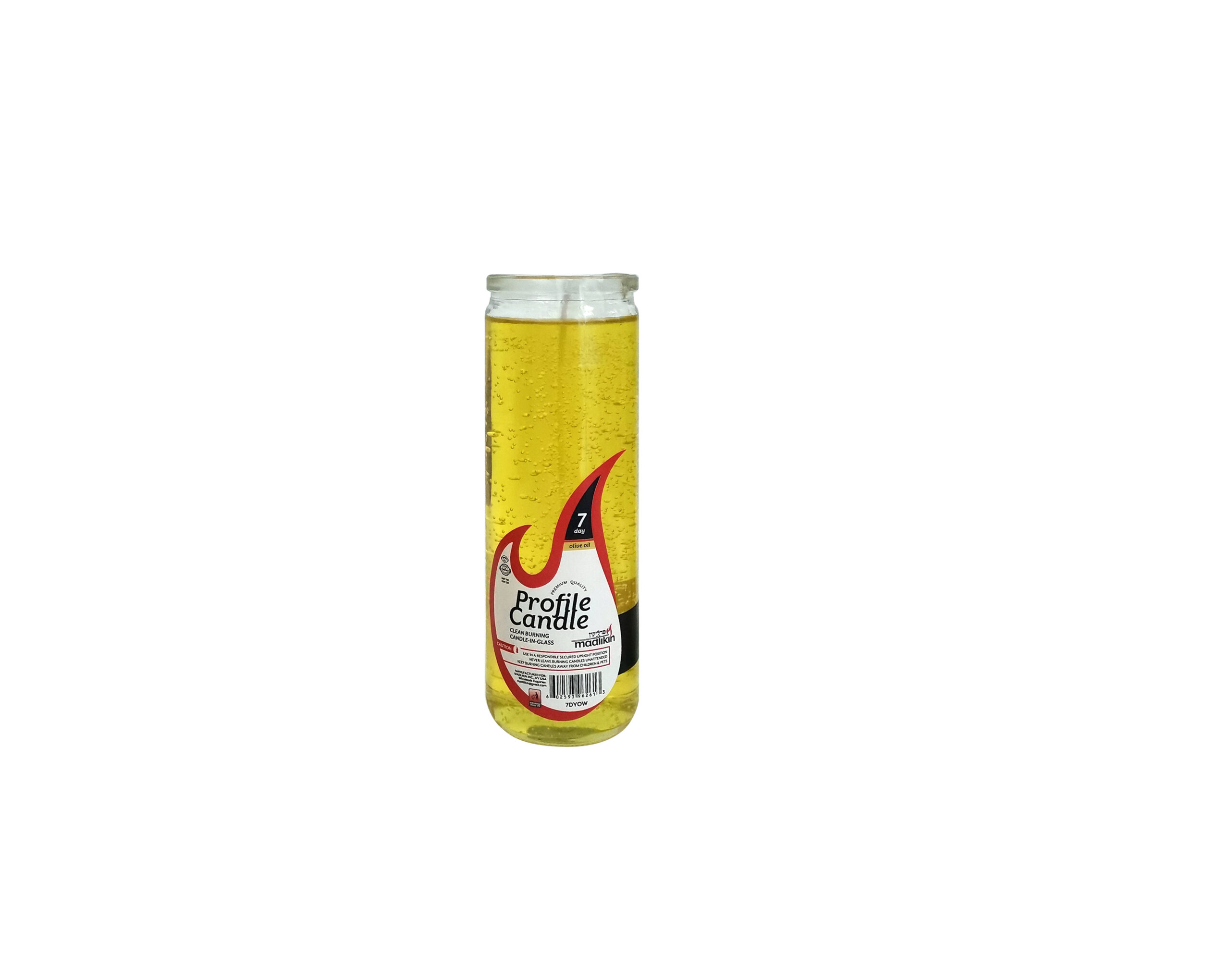 7 Day Olive oil candle in glass Cup