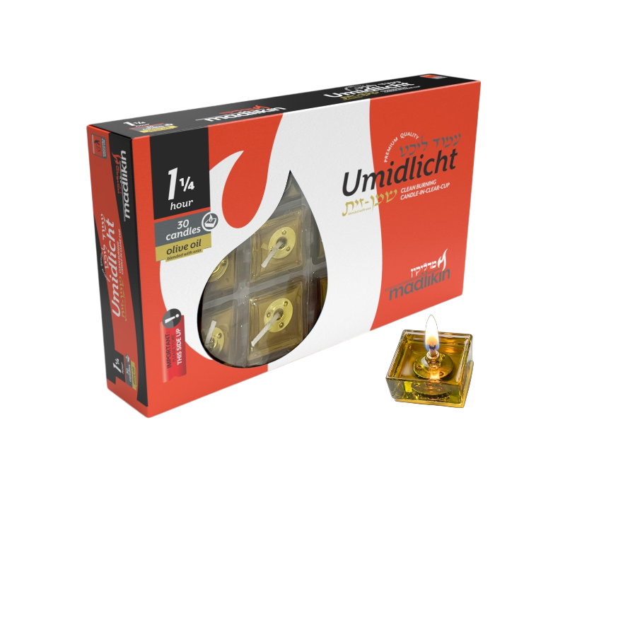 1.5 hours Pre filled Umid Licht oilve oil in Clear plastic cups  30 pack