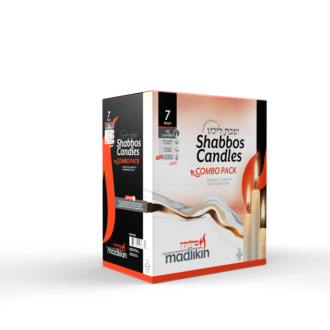 White Dinner Candlesticks Set: Dripless, Smokeless, 40 Count with Protectors - 7 Hours burn time